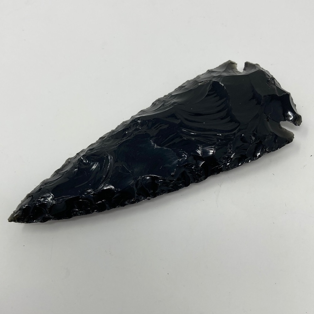 Large Obsidian Arrowhead